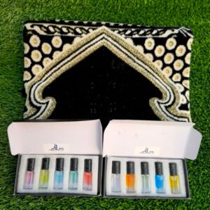 ১০পিস আতর পারফিউম কম্বো সাথে তুর্কি জায়নামাজ ফ্রি