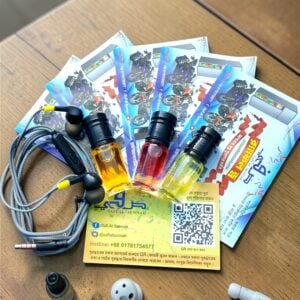 ৩পিস আতর সাথে প্রিমিয়াম হেডফোন ও ৫পিস কুপন ফ্রি দাম ৩৯৯টাকা