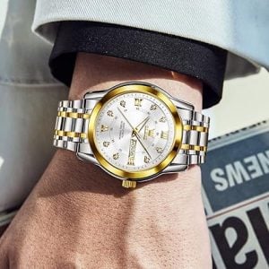 OLEVS Mens Diamond Watch