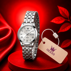 OLEVS Women's Diamond Watch (SILVER)